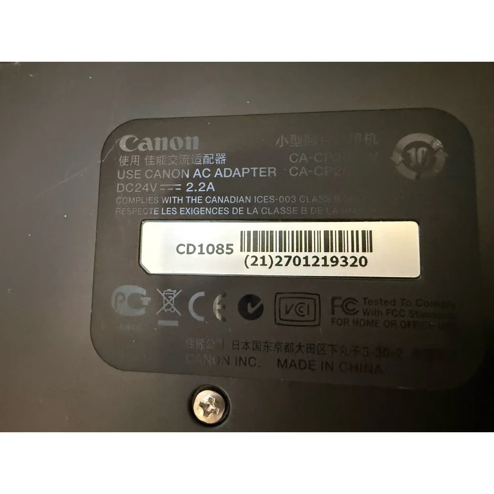 Canon SELPHY‎ CP800 Compact Photo Printer Bundle with Box and Accessories